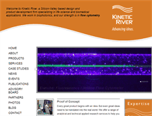 Tablet Screenshot of kineticriver.com